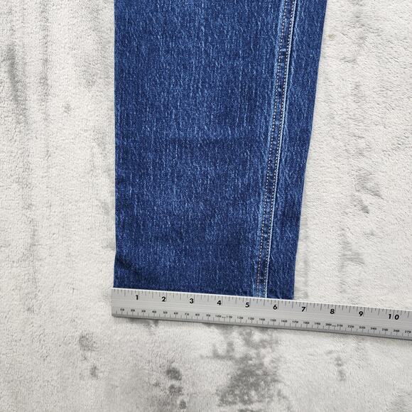 Old Navy Jeans Womens 2 Blue Mid Rise Wow Boyfriend Straight Relaxed Stretch - Picture 11 of 12